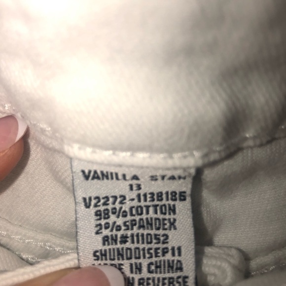 Vanilla star Vintage jeans flared white size 13 - Picture 5 of 9